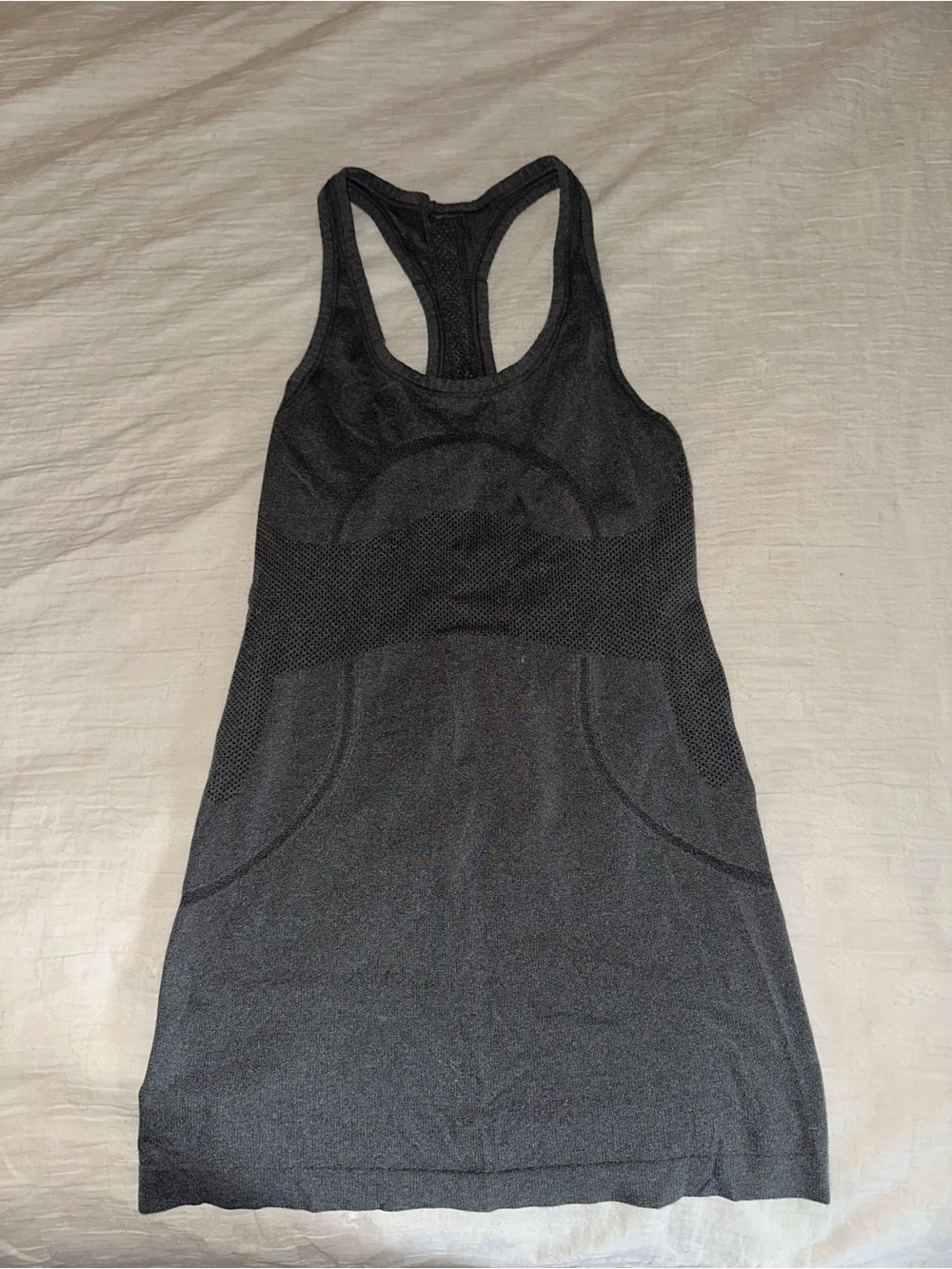 Lululemon Charcoal Grey Racerback Athletic Swifty Tank